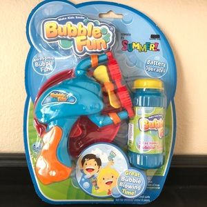 Battery Operated Bubble Gun - Space Friends